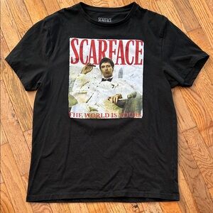 Scarface Black Graphic T-Shirt